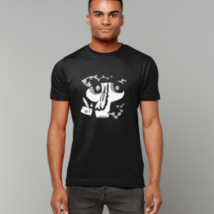 Caveira // hera – camiseta unissex t-shirt BR